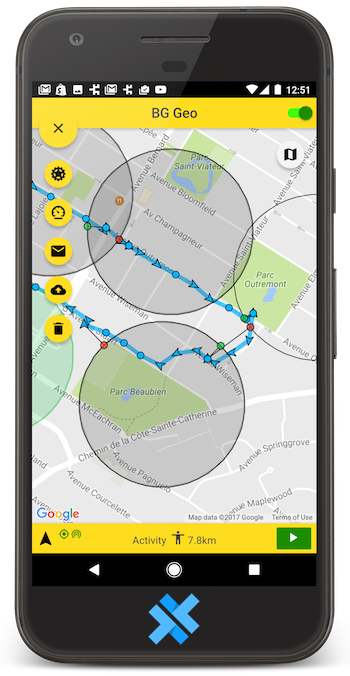 Capacitor Background Geolocation Premium License